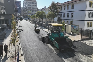 TURAN SOKAK’TA YENİLEME ÇALIŞMALARI TAMAMLANIYOR